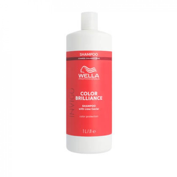 Wella Invigo Color Brilliance Shampoo with Lime Caviar Coarse Coloured Hair 1000ml