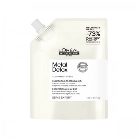 L'Oreal Serie Expert Metal Detox Shampoo (Refill)  500ml 