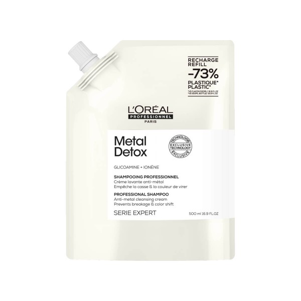 L'Oreal Serie Expert Metal Detox Shampoo (Refill) 500ml L'Oreal Serie Expert Metal Detox Shampoo (Refill) 500ml