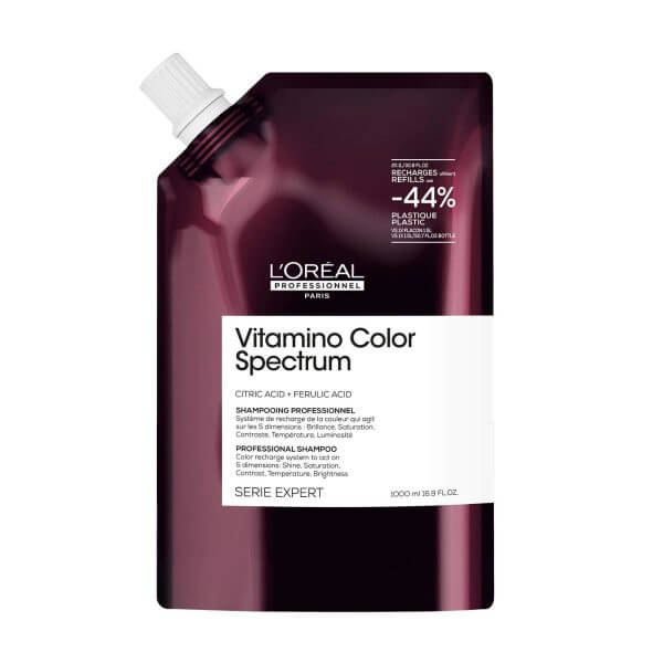 L'Oreal Serie Expert Vitamino Color Spectrum Shampoo (Refill) 1000ml L'Oreal Serie Expert Vitamino Color Spectrum Shampoo (Refill) 1000ml