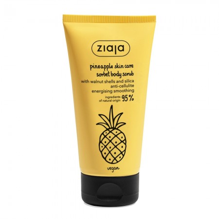 Ziaja Pineapple Skin Care Sorbet Body Scrub Anti-Cellulite 160ml