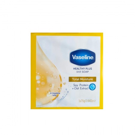 VASELINE Total Moisture Soap 3x75 g