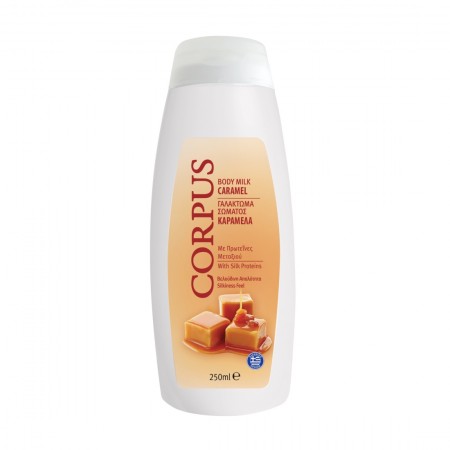 Corpus Body Milk Caramel with Silk Proteins SIlkiness Feel 250ml*2pcs