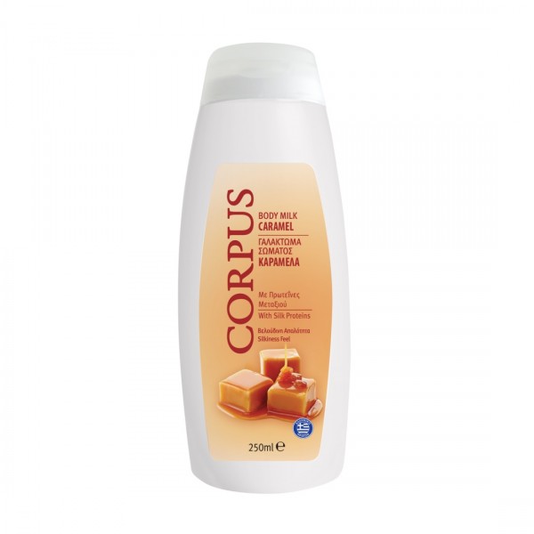 Corpus Body Milk Caramel with Silk Proteins SIlkiness Feel 250ml*2pcs