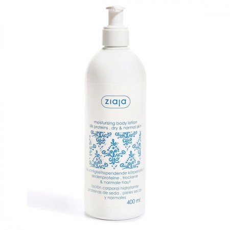 Ziaja Moisturizing Body Lotion with Silk Proteins Dry Normal Skin 400ml