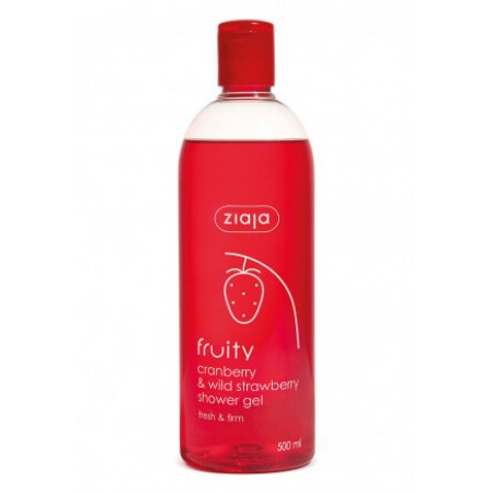 Ziaja Shower Gel Fruity Cranberry & Wild Strawberry 500ml