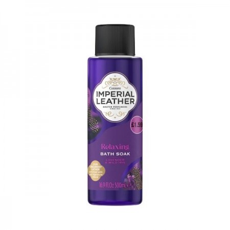 IMPERIAL LEATHER Relaxing Bath Soak Lavender & Wild Iris 500ml