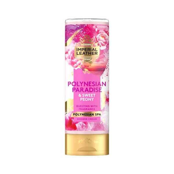 IMPERIAL LEATHER Polynesian Paradise & Sweet Peony Shower Cream 500ml IMPERIAL LEATHER Polynesian Paradise & Sweet Peony Shower Cream 500ml