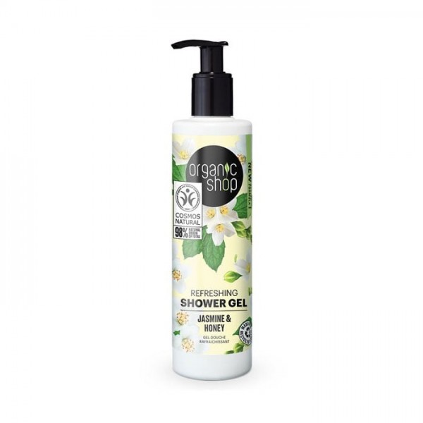 Organic Shop Refreshing Shower Gel  Jasmine & Honey 280ml