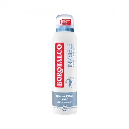 Borotalco Invisible Fresh Ocean Scent  Spray 150ml
