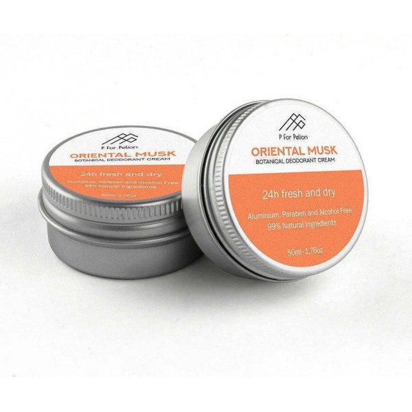Pelion Oriental Musk Botanical Deodorant Cream 50ml