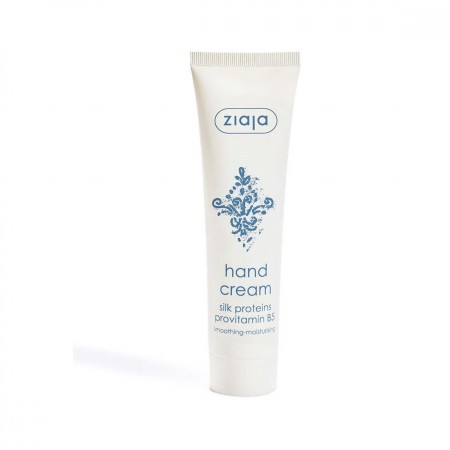Ziaja Hand Cream Silk Proteins Provitamin B5 Smoothing-Moisturizing 100ml 