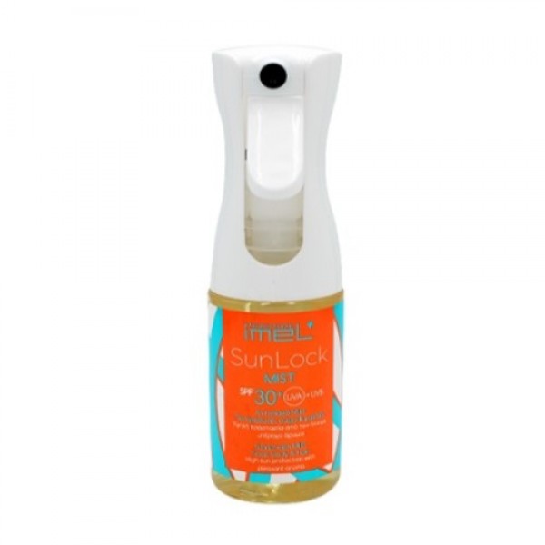 Imel SunLock Sunscreen Mist 30+SPF for Face Body and Hair with Pleasant Aroma 200ml Imel SunLock Sunscreen Mist 30+SPF for Face Body and Hair with Pleasant Aroma 200ml