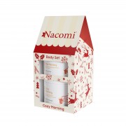Nacomi Body Set Body Scrub 100 ml  & Body Mouse 180ml -Cozy Morning 