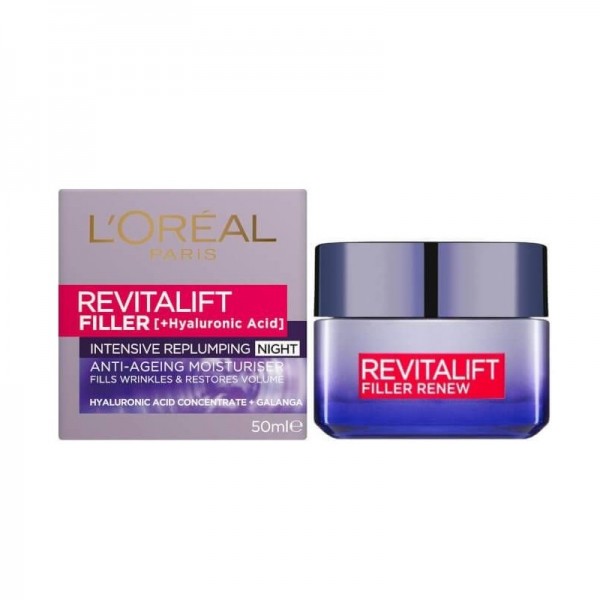 L'OREAL  Revitalift Filler Intense Replumping Night Cream 50ml