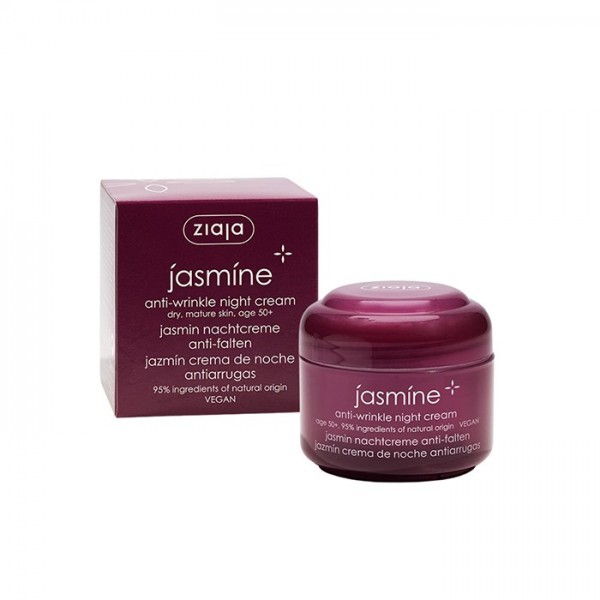 ZIAJA Jasmine Anti Wrinkle Night Cream Age 50+ 50ml ZIAJA Jasmine Anti Wrinkle Night Cream Age 50+ 50ml