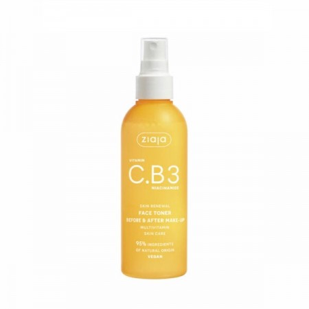 ZIAJA Vitamin C.B3 Niacinamide Face Toner 190ml