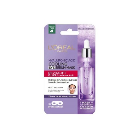   L'Oreal  Revitalift Hyaluronic Acid Cooling Eye Serum Μask 11g
