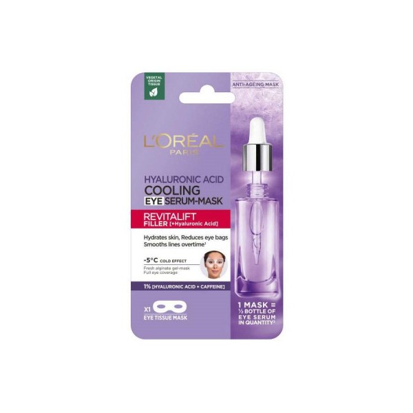   L'Oreal  Revitalift Hyaluronic Acid Cooling Eye Serum Μask 11g
