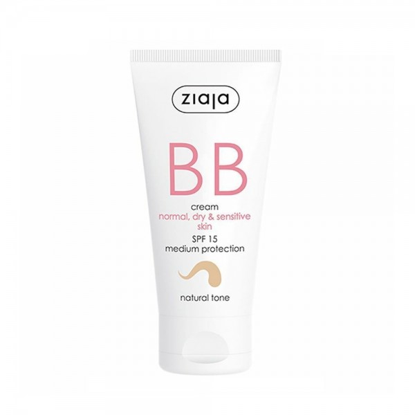 ZIAJA BB Cream Normal Dry and Sensitive Skin SPF 15 50ml - Natural Tone ZIAJA BB Cream Normal Dry and Sensitive Skin SPF 15 50ml - Natural Tone
