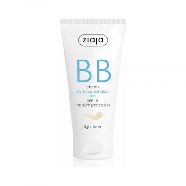 ZIAJA BB Cream Oily & Combination Skin SPF 15 50ml - Light Tone ZIAJA BB Cream Oily & Combination Skin SPF 15 50ml - Light Tone
