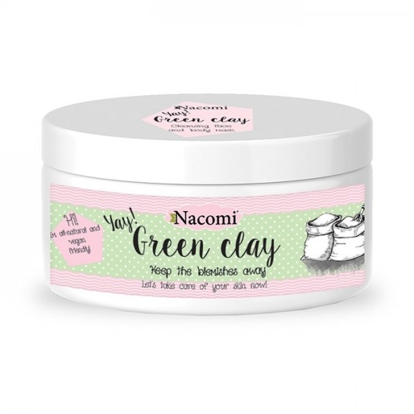 Nacomi Yay! Green Clay Cleansing Face and Body Mask 65g