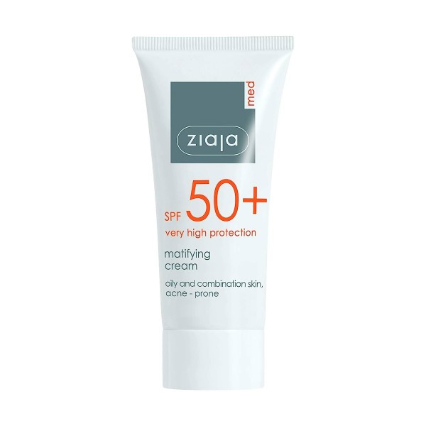 Zaija 50+SPF Matifying Cream for Oily and Combination Skin, Acne-Prone 50ml
