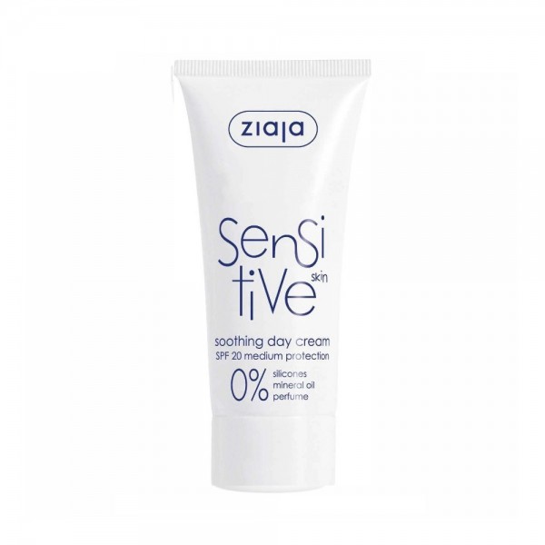ZIAJA Sensitive Skin Soothing Day Cream SPF 20 50ml ZIAJA Sensitive Skin Soothing Day Cream SPF 20 50ml