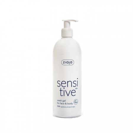 ZIAJA Sensitive Wash Gel for Face and Body 400ml