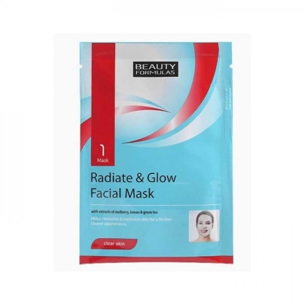 Beauty Formulas Radiate & Glow Facial Mask 5g