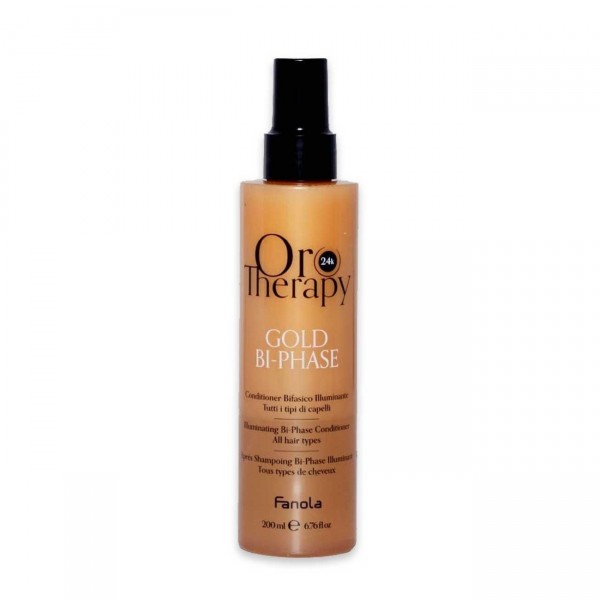 Fanola Oro Therapy Gold Illuminating Bi-Phase Conditioner All Hair Types 200ml