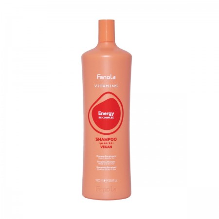 Fanola Vitamins Energy Be Complex Shampoo 1000ml Vegan
