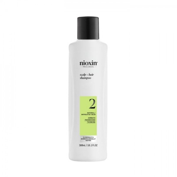 NIOXIN 2 - Shampoo for Natural Hair Progressed Thinning 300ml