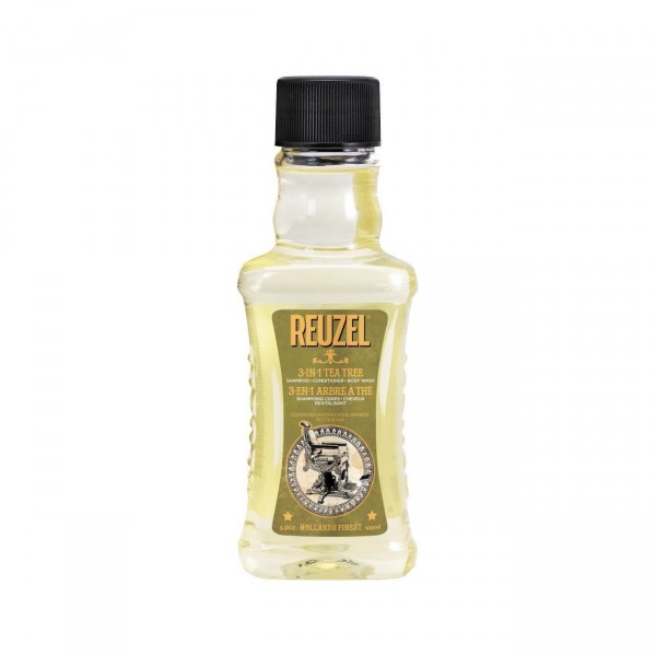 Reuzel 3 in 1 Tea Tree Shampoo, Conditioner and Body Wash 100ml Reuzel 3 in 1 Tea Tree Shampoo, Conditioner and Body Wash 100ml