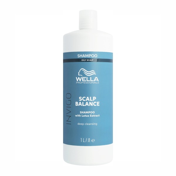 Wella Invigo Scalp Balance Shampoo with Lotus Extract 1000ml