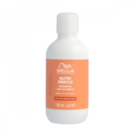 Wella Nutri Enrich Shampoo with Goji Berry Dry or Stressed Hair 100ml