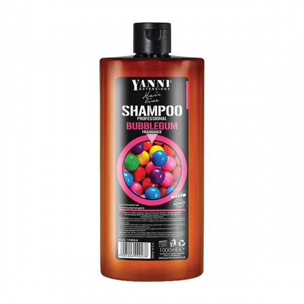 Yanni Extensions Bubblegum Shampoo 1000ml Yanni Extensions Bubblegum Shampoo 1000ml