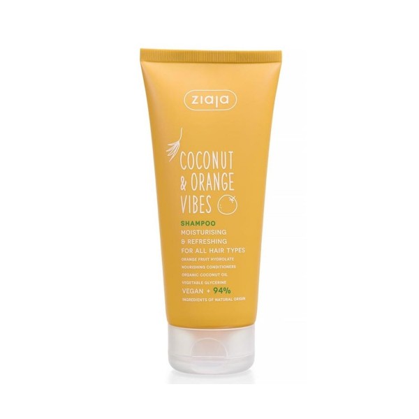 Ziaja Coconut and Orange Vibes Shampoo 200ml Ziaja Coconut and Orange Vibes Shampoo 200ml