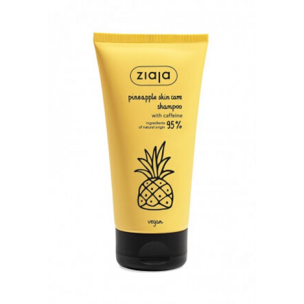 Ziaja Pineapple Skin Care Shampoo with Caffeine for All Hair Types 160ml Ziaja Pineapple Skin Care Shampoo with Caffeine for All Hair Types 160ml