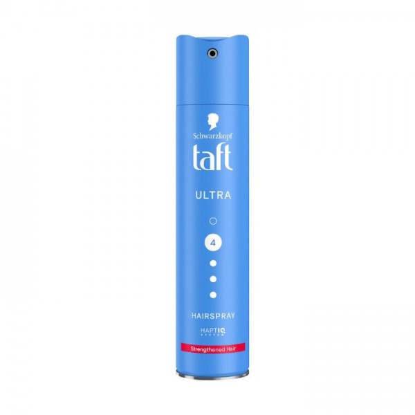 Schwarzkopf Taft Ultra 4 Hairspray Strengthened Hair 250ml Schwarzkopf Taft Ultra 4 Hairspray Strengthened Hair 250ml