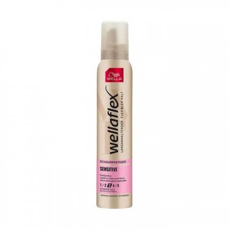Wellaflex Sensitive No 3 Strong Hold Hair Mousse 200ml 
