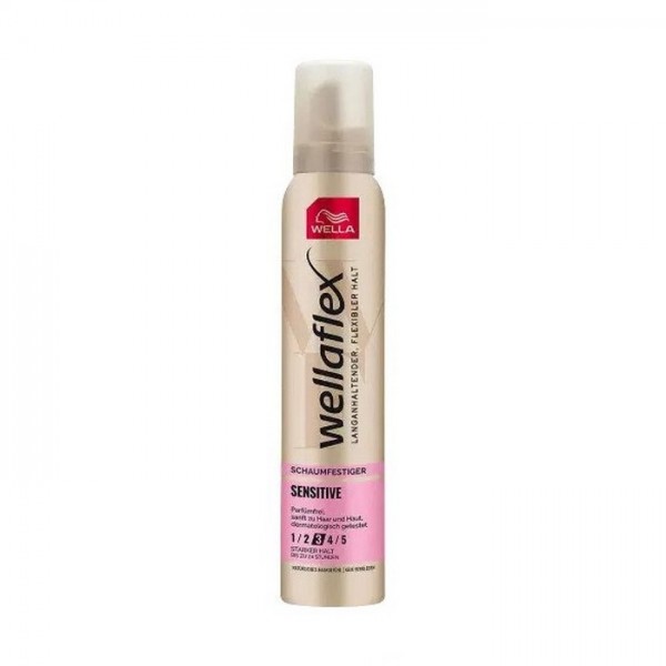 Wellaflex Sensitive No 3 Strong Hold Hair Mousse 200ml 