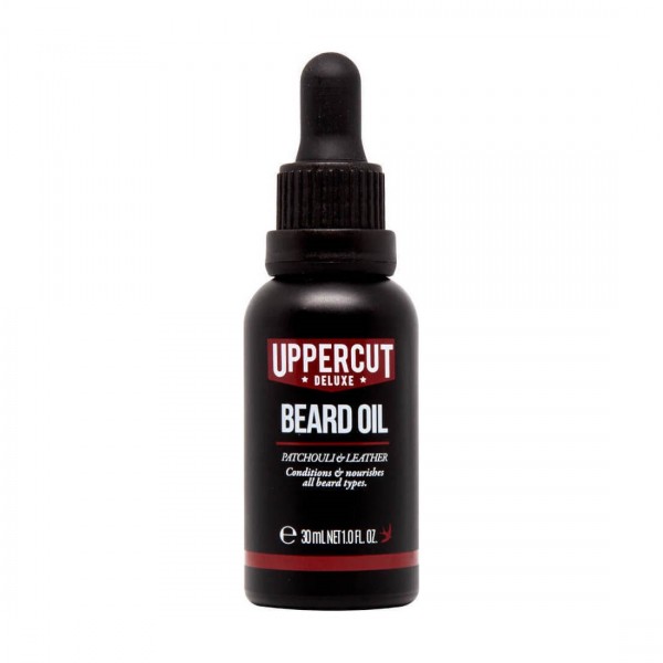 Uppercut Deluxe Beard Oil Patchouli and Leather 30ml