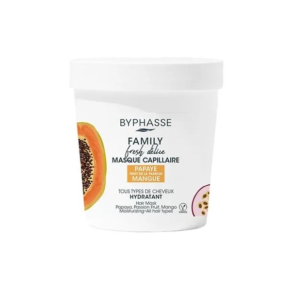 BYPHASSE Family Hydrating Papaya Hair Mask 250ml BYPHASSE Family Hydrating Papaya Hair Mask 250ml