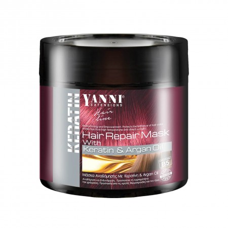 Yanni Extensions Keratin & Argan Oil Mask 500ml