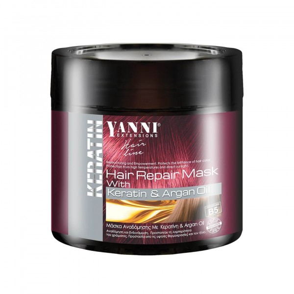 Yanni Extensions Keratin & Argan Oil Mask 500ml