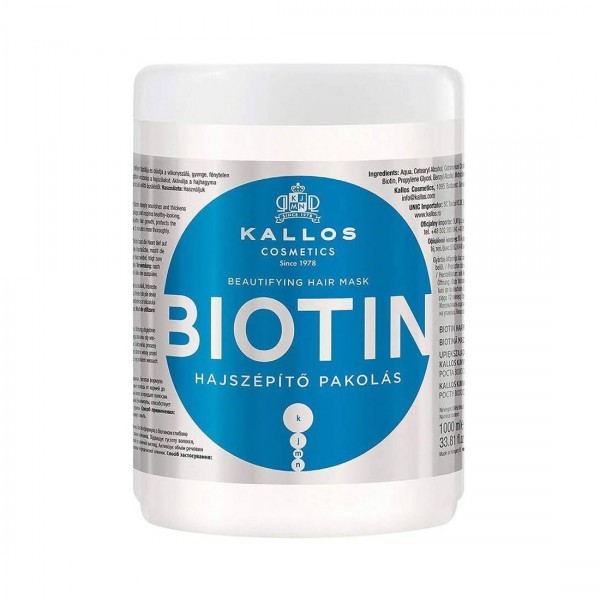  Kallos Biotin Hair Mask 1000ml
