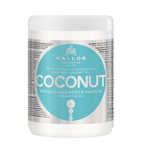 Kallos Coconut Hair Mask 1000ml