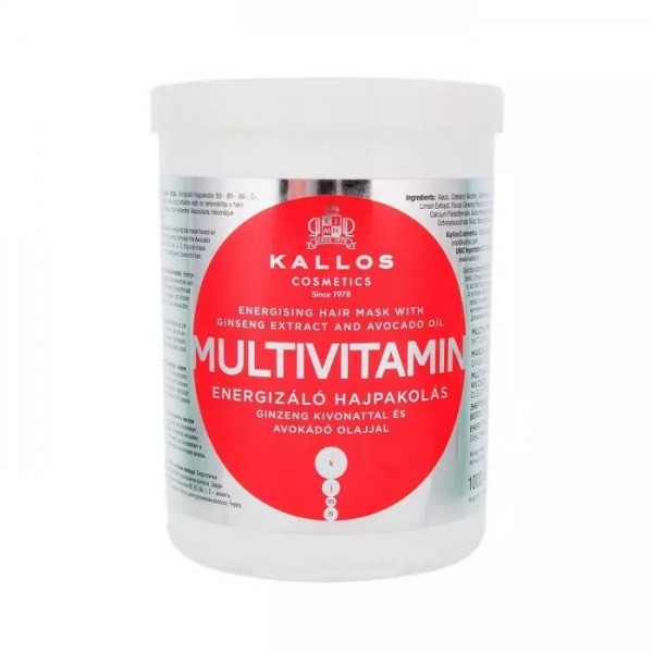 Kallos Multivitamin Hair Mask 1000ml Kallos Multivitamin Hair Mask 1000ml