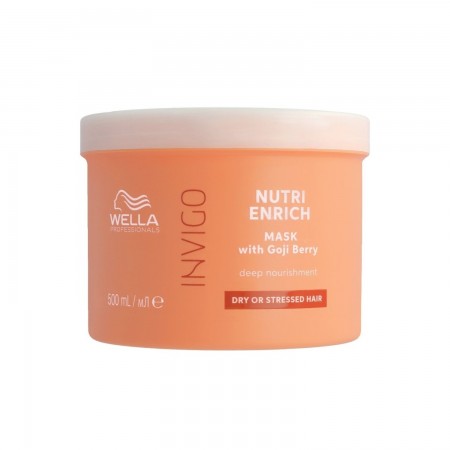 Wella Invigo Nutri Enrich Mask with Goji Berry for Dry or Stressed Hair 500ml